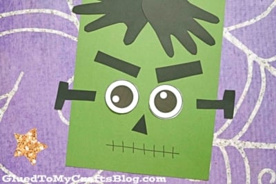 Paper Handprint Frankenstein Keepsake