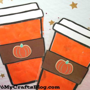 Stained Glass Pumpkin Spice Latte Craft