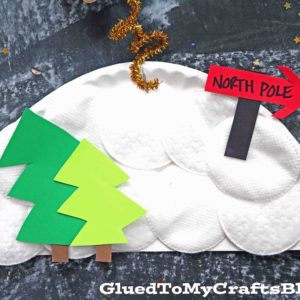 Paper Flying Reindeer - Christmas Kid Craft