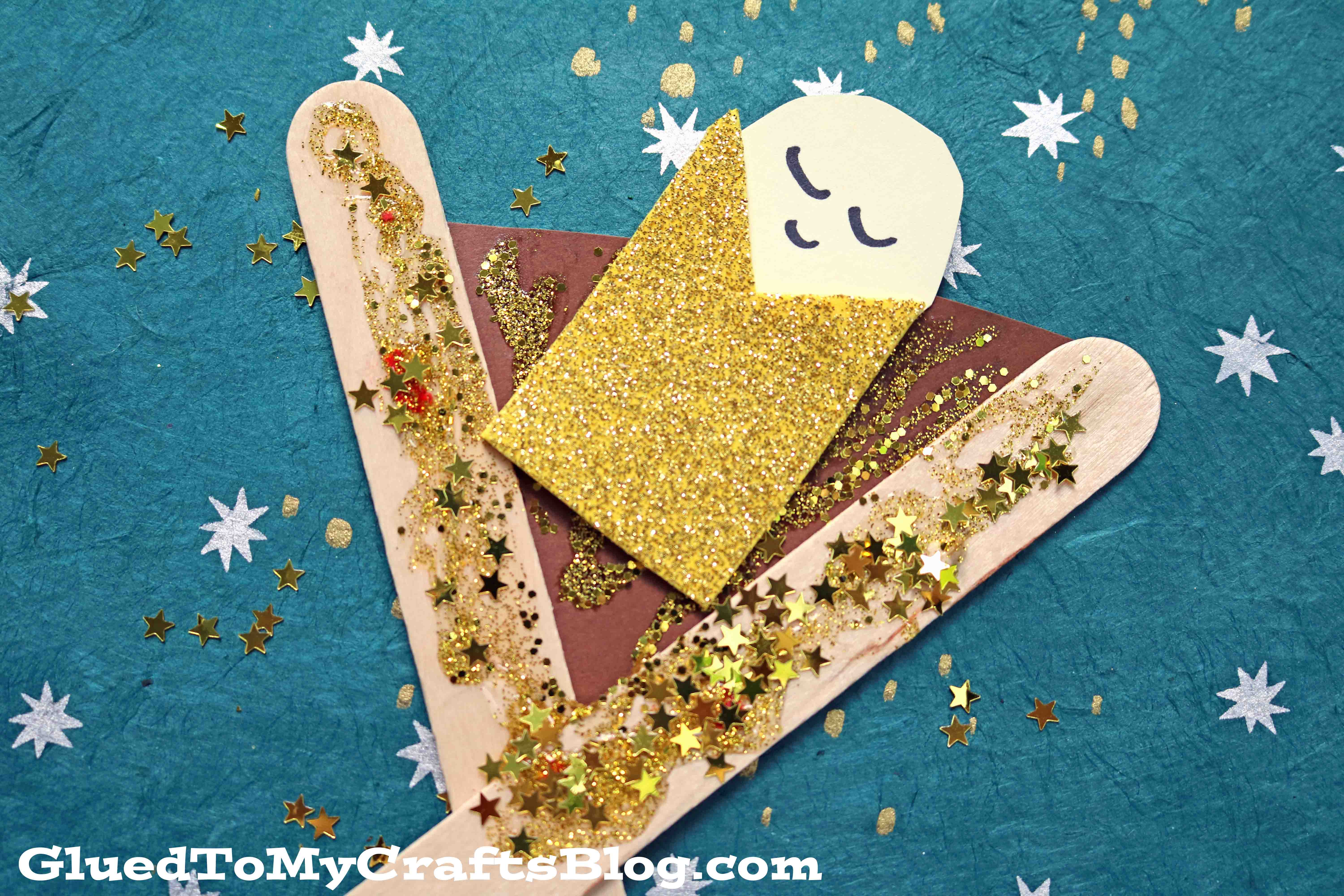 Popsicle Stick Baby Jesus In A Manger - Kid Craft