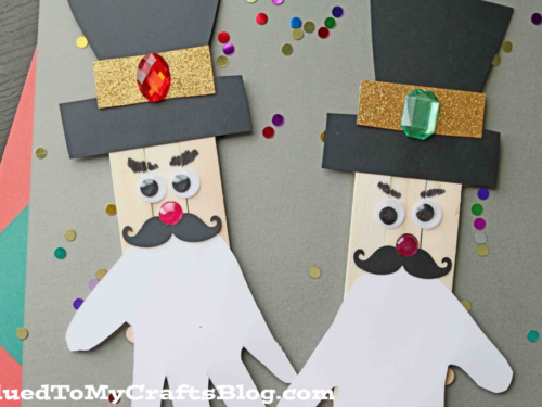 Popsicle Stick Nutcracker Holiday Craft For Kids