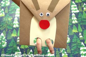 Reindeer Envelope Puppet - Kid Craft