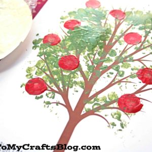 Bubble Wrap Apple Tree - Kid Craft
