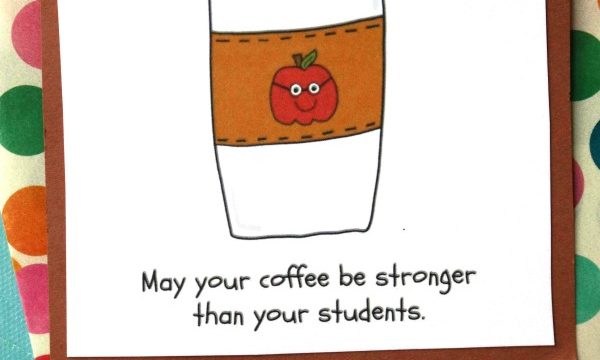 Coffee Stronger Than Your Students Gift Tag Printable