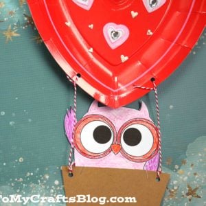 Hot Air Balloon Riding Owl - Kid Craft
