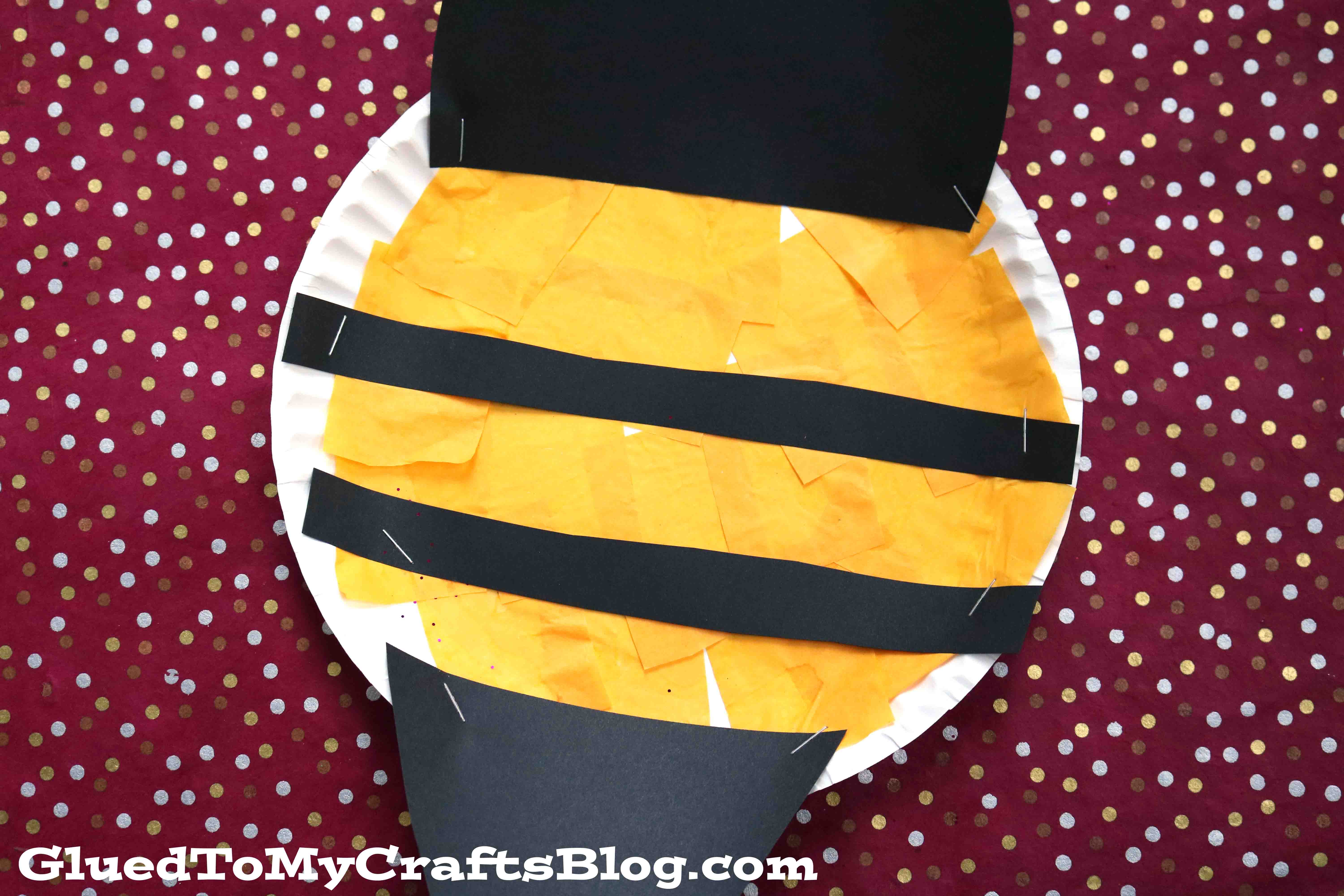 Paper Plate Honey Bee Craft