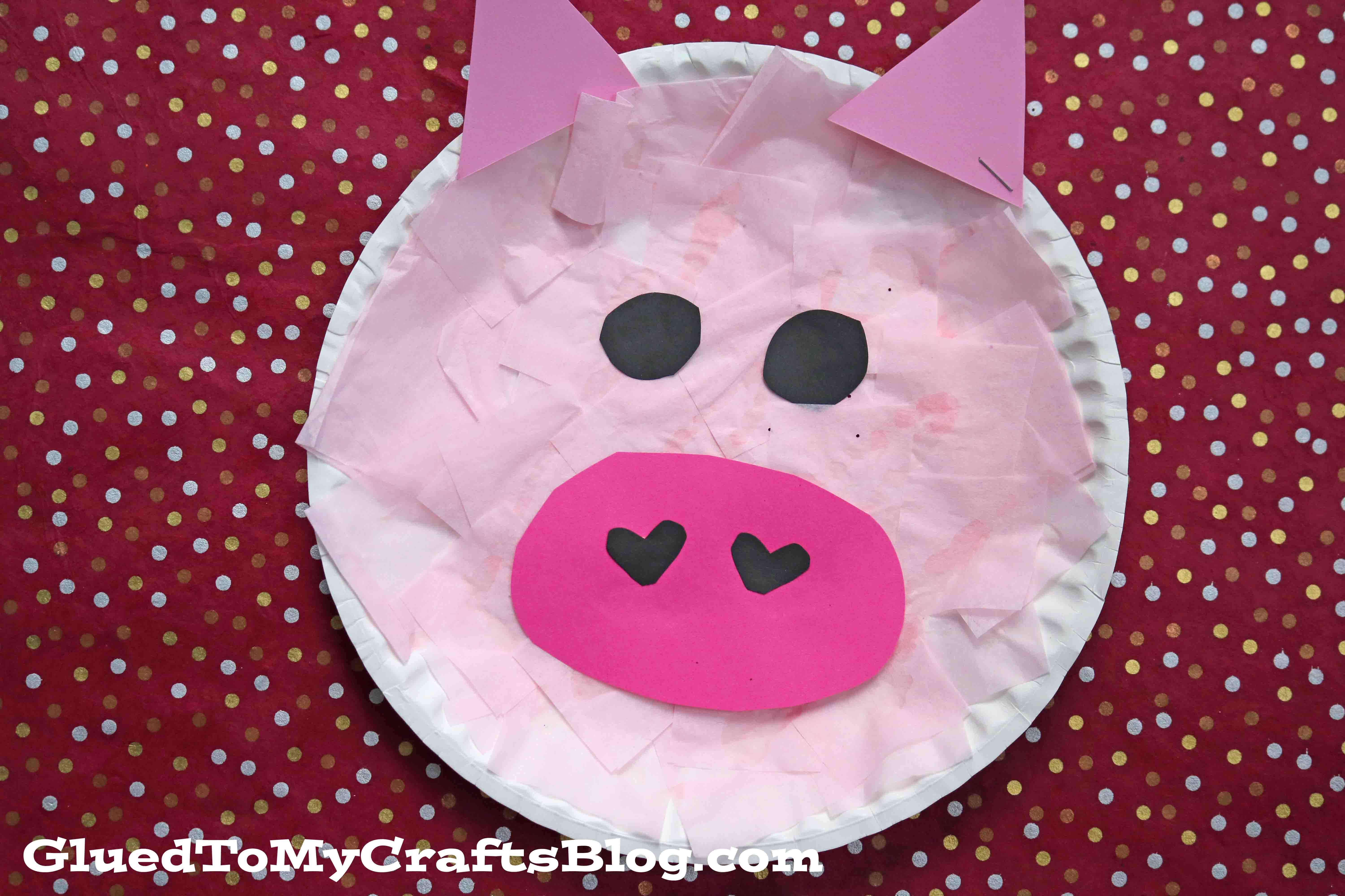 Paper Plate Piggy {Kid Craft}
