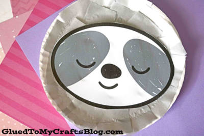 Paper Plate Sloth Craft Idea For Kids