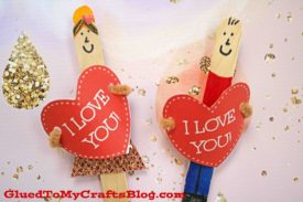 Valentine "I Love You" Puppet Friends