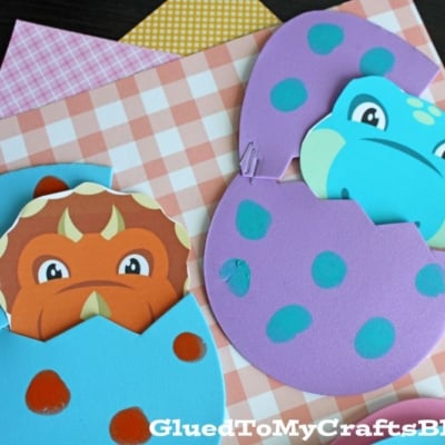 Hatching Baby Dinosaur Craft Idea For Kids