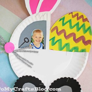 Paper Plate Bunny Monster Truck - Kid Craft