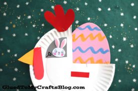 Paper Plate Hen Monster Truck - Kid Craft