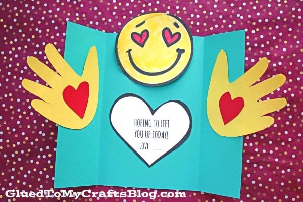 Lift You Up Handprint Card