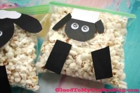 Creative Popcorn Sheep Kid Craft