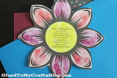 Thumbprint Mother's Day Flower & Poem Craft