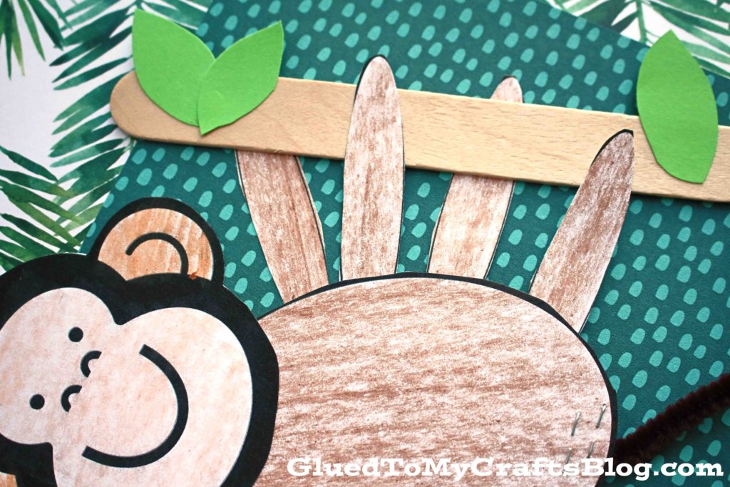 Paper Hanging Monkey - Kid Craft