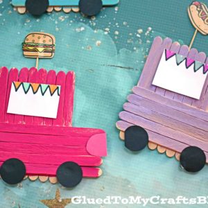 Popsicle Stick Food Truck - Kid Craft