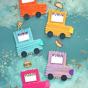 Popsicle Stick Race Cars image.
