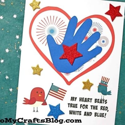Handprint 4th of July Keepsake