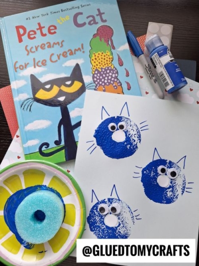 POOL NOODLE STAMPED PETE THE CAT