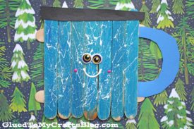 Popsicle Stick Camping Mug - Kid Craft