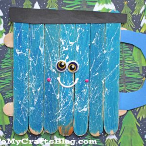 Popsicle Stick Camping Mug - Kid Craft