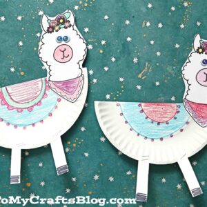 Make A Paper Plate Llama Friend Within Minutes - Kid Craft Idea