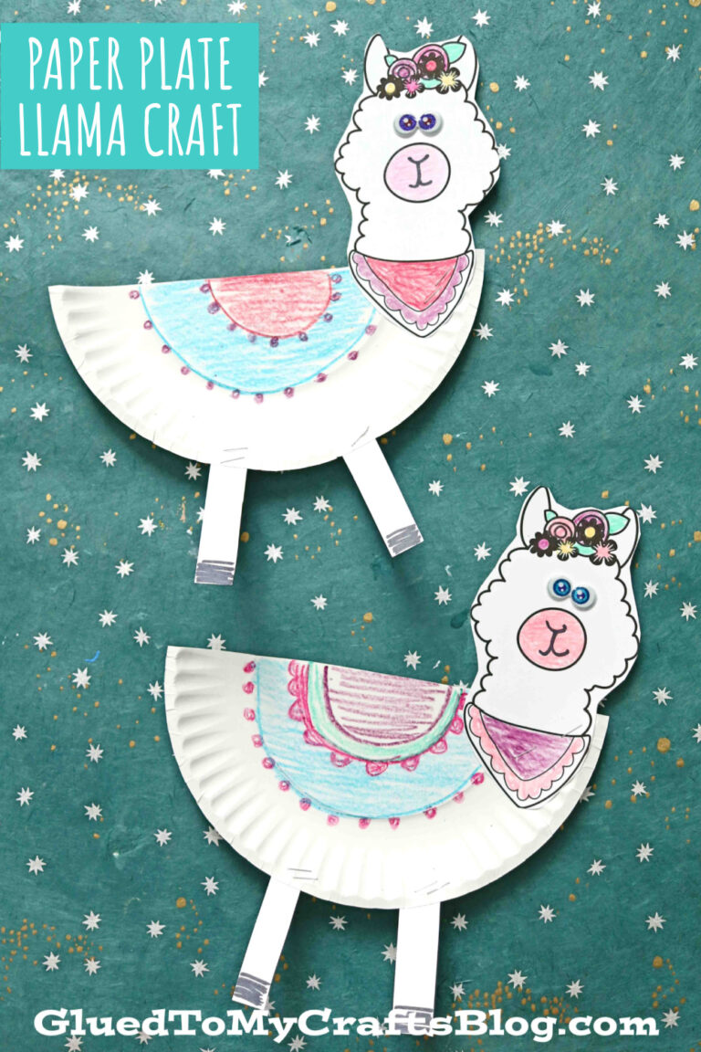 Paper Plate Llama
