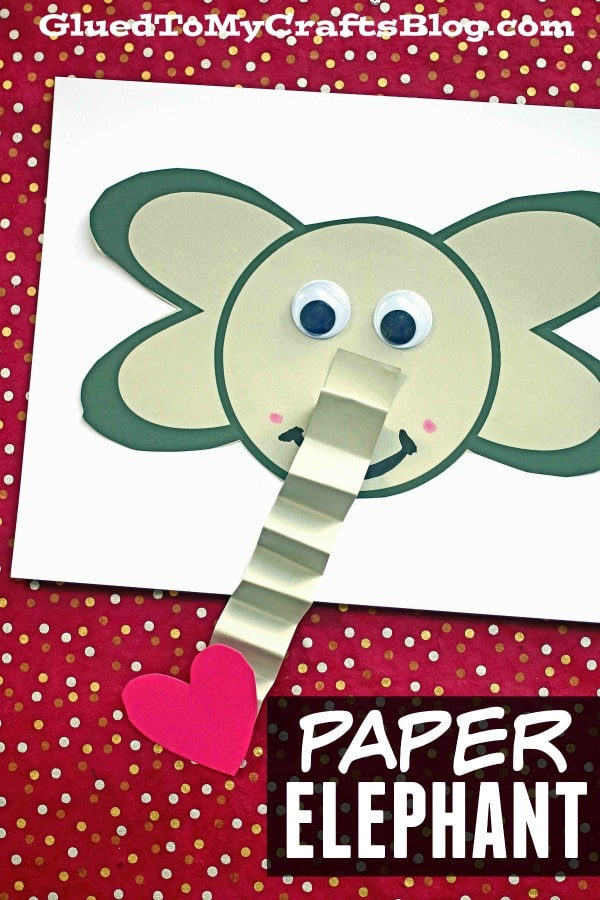 Perfect For Beginners - Paper Elephant Craft For Kids To Recreate