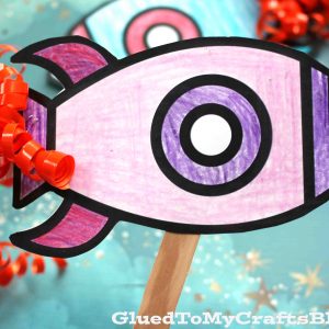 Paper Rocket Puppet - Kid Craft