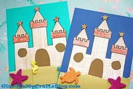 Paper Sand Castle Art Project For Kids
