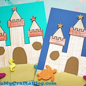 Paper Sand Castle Art Project For Kids
