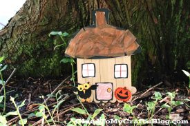 Popsicle Stick Acorn Fairy House - Kid Craft