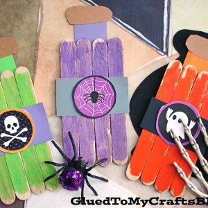 Popsicle Stick Witch Potion Bottles - Kid Craft