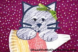 Paper Black Cat and Candy Corn - Kid Craft