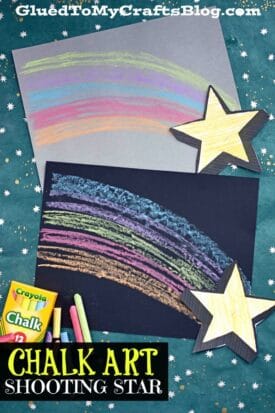 Chalk Art Shooting Star - Kid Craft