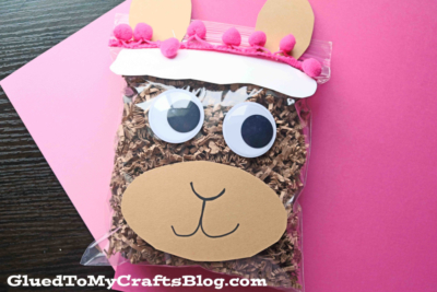 Stuffed Crinkle Paper Llama Craft Idea For Kids To Recreate!