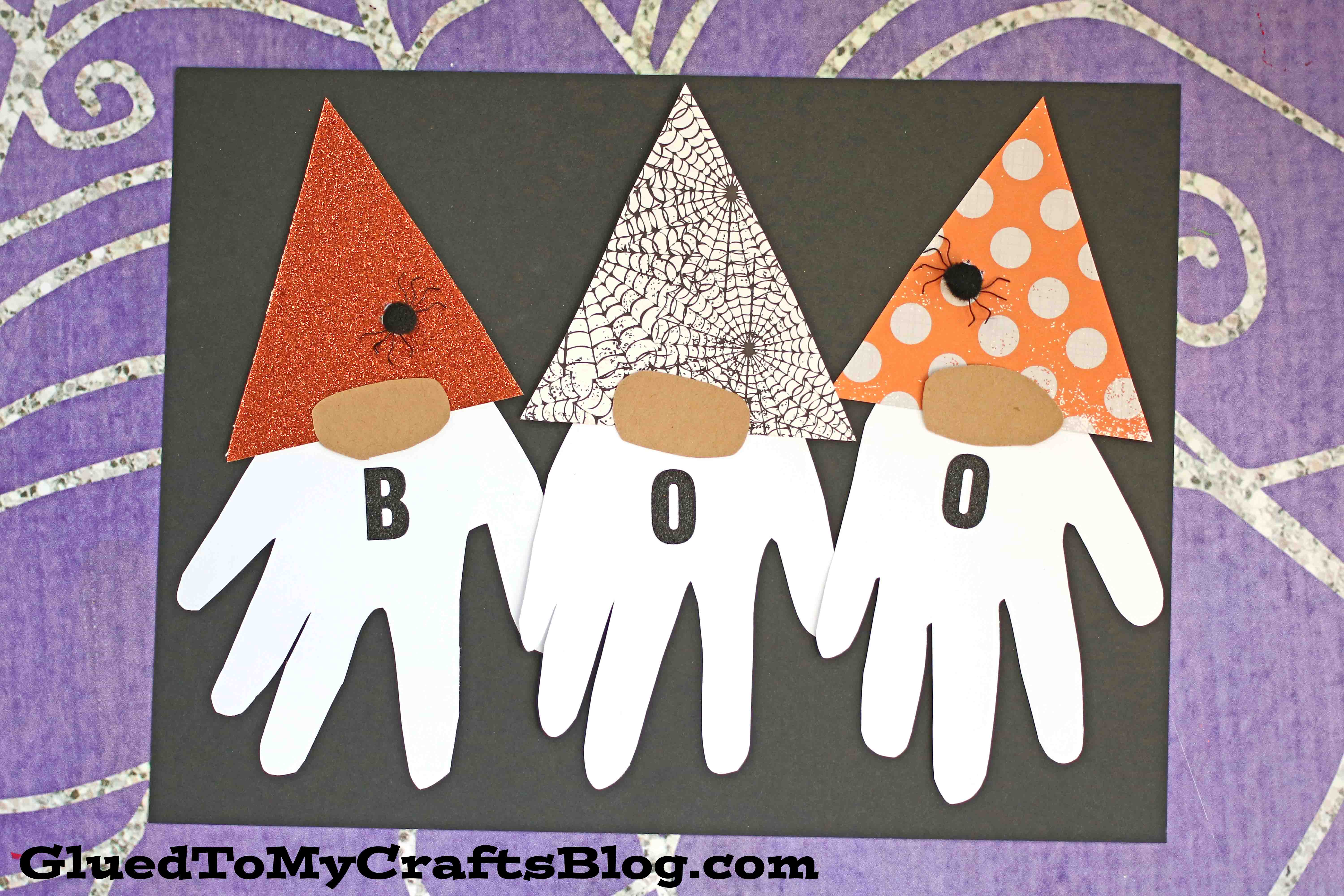 Handprint Halloween Gnome Keepsake Idea