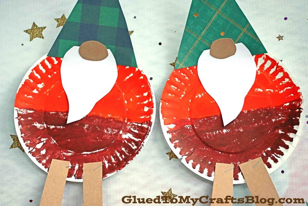Paper Plate Fall Gnome - Kid Craft