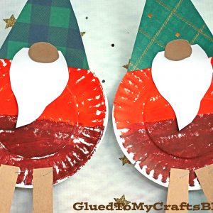 Paper Plate Fall Gnome - Kid Craft