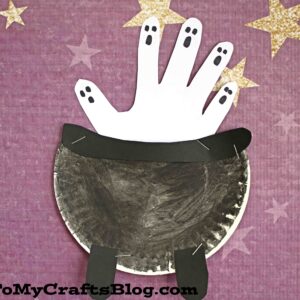 Paper Plate Witch Cauldron - Kid Craft