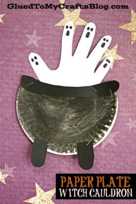 Paper Plate Witch Cauldron - Kid Craft