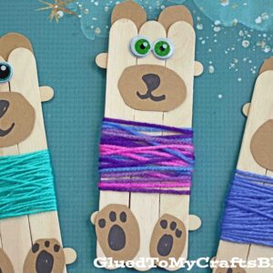 Popsicle Stick Bears In Sweaters - Kid Craft