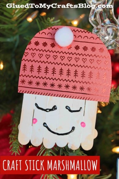 marshmallow-ornament-craft-idea-for-kids-gluedtomycrafts