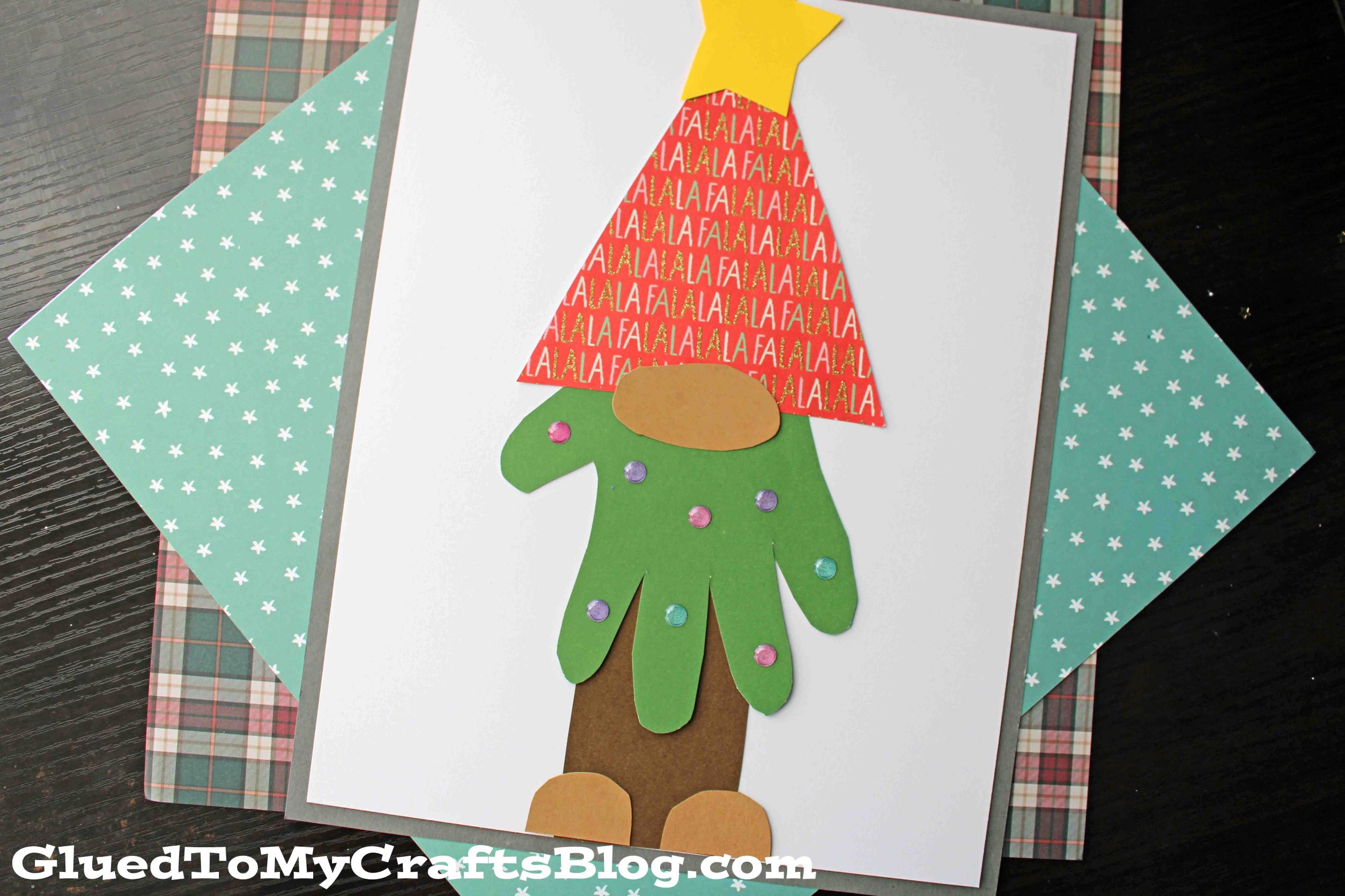 Handprint Christmas Tree Gnome