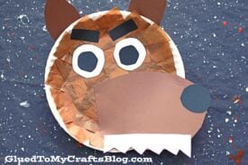 Paper Plate Werewolf - Kid Craft