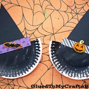 Paper Plate Witch Hat - Kid Craft