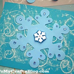 Chalk Art Snowy Day - Kid Craft