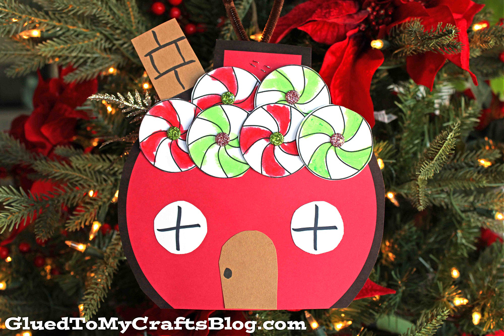 Christmas Bulb Fairy House Craft