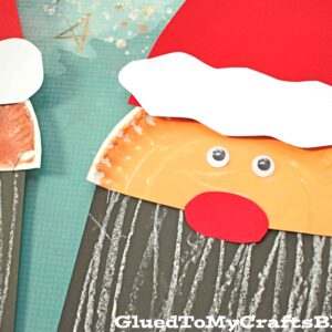 Paper & Chalk Art Santa Craft For Kids To Make